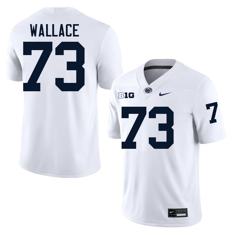 Caedan Wallace Penn State Jersey,PSU Nittany Lions #73 Caedan Wallace Football Uniforms-White